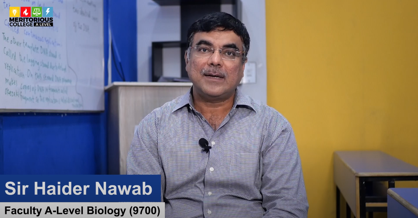 Sir Haider Nawab - Biology | Meritorious College A-Level - Meritorious ...
